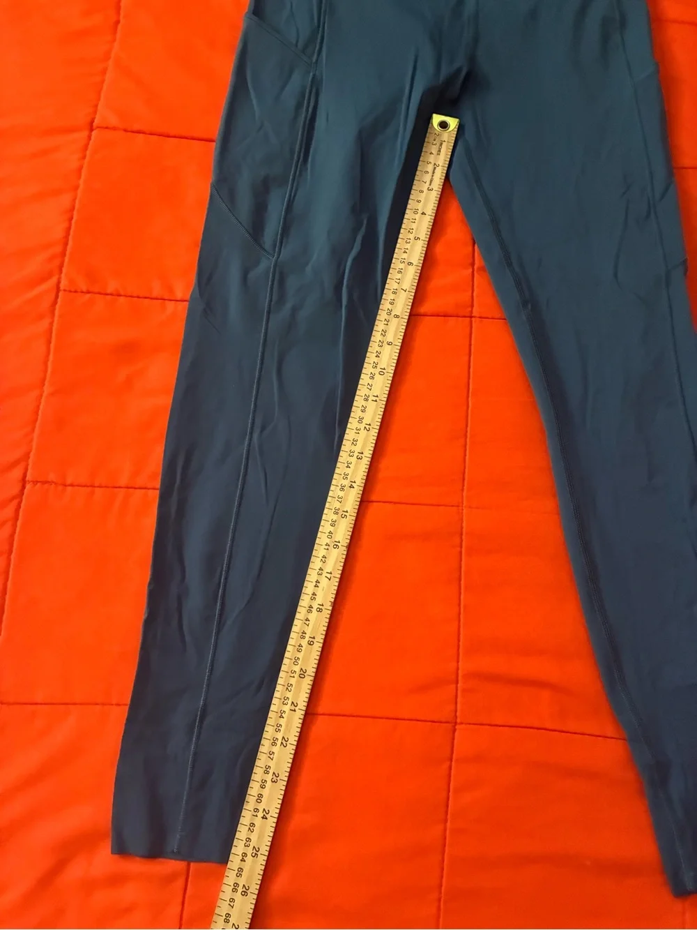 Lululemon Leggings Womens 10 Blue High Rise Athletic Activewear Gym